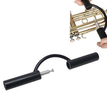 Imagem de TUOREN Instrumento de sopro de madeira, ferramenta de reparo de roda de pressão, ferramenta de remoção de amassados de metal para saxofone trompete