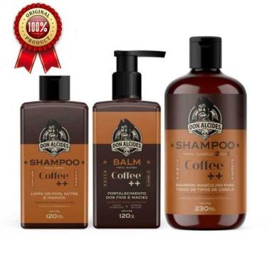 Imagem de Kit barba e cabelo cafe masculino don alcides