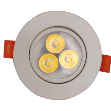 Imagem de Kit 10 Spot Led 3w Embutir Smd Redondo De Alumínio Bivolt