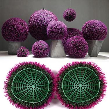 Imagem de Bola De Topiaria De Planta Artificial 8in,10in,12in,14in,16in,18in,20in,22in,24in Bola De Planta Decorativa,redonda Realista,alta Densidade,não Fácil De Desbotar,bolas De Top, Ø50cm(20in)