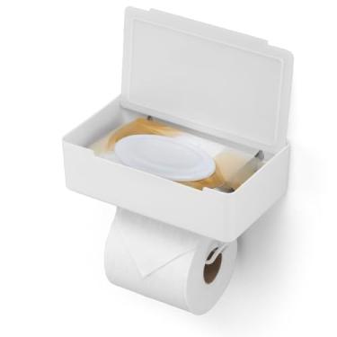 Imagem de Porta Suporte Para Papel Higiênico Lenço (Branca)