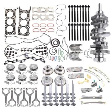 Imagem de INGKAN Kit de reconstrução de motor G6DH 3.3L serve para Hyundai Azera/Santa Fe/Santa Fe XL/Veracruz, Kia Cadenza/Sedona/Sorento 3.3L V6 DOHC OE 23110-3CFA0 23110-3L100 623R6-3CA00