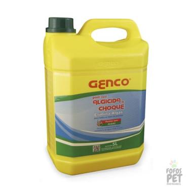 Imagem de Algicida Choque Genco 5 Litros  Controle Eficiente de Algas