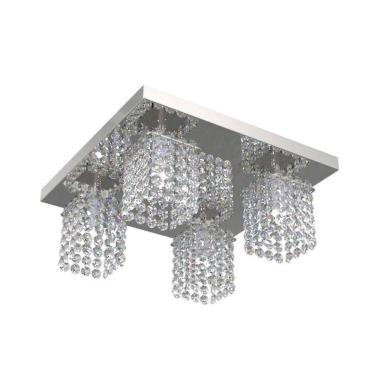 Imagem de Plafon De Cristal 30Cm Mesa Balcão