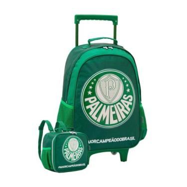 Imagem de Kit Escolar Mochila De Rodinha+Lancheira Palmeiras - Xeryus