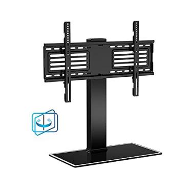 Imagem de Suporte para monitor de TV, suporte de TV ajustável para mesa, suporte universal de TV de aço 94.0 cm-165.1 cm, máximo VESA 600 x 400 mm e suporta suporte de TV de até 50 libras