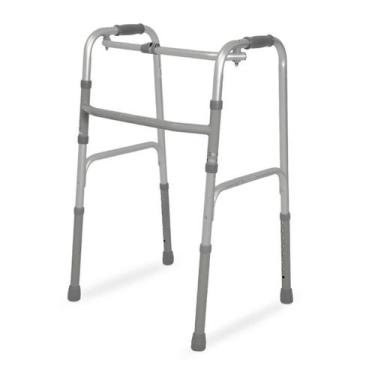 Imagem de Andador Ortopédico Dobrável Fixo Regulagem Alumínio Para Idoso - Della