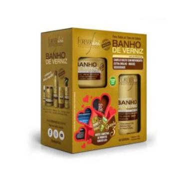 Imagem de Kit Especial Banho de Verniz Shampoo e Máscara Forever Liss - Forever 