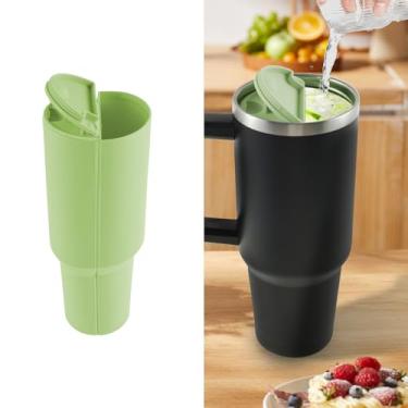 Imagem de KHZSPP Separador de copos, bandeja interna 2 em 1 para copo de 1,134 g, divisor de copo de silicone para acessório de copo de bebida dupla face, bandeja de forro reutilizável duas bebidas em um copo