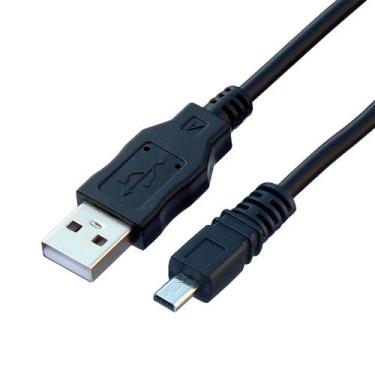 Imagem de Cabo Usb UC-E6 8 Pinos Nikon, Sony, Fujifilm, Ge, Olympus, Panasonic -