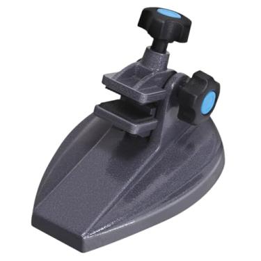 Imagem de Bothyi Suporte para micrômetro, ferramenta de medição, base com botões de fixação, ângulo ajustável profissional, suporte azul para ferramentas de corte, Comprimento 16.2 Cm