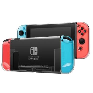 Imagem de Kit Capa Transparente + Película de vidro para Nintendo Switch Oled