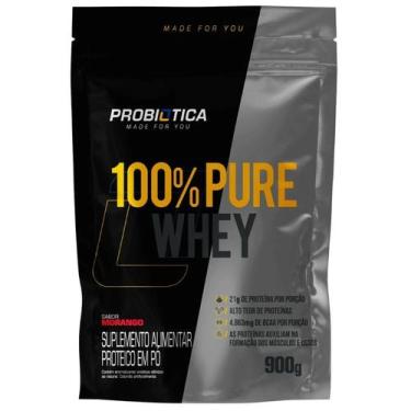 Imagem de 100% Pure Whey Refil (900g) Probiótica - PROBIOTICA, Iogurte com Moran