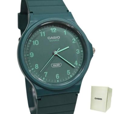 Imagem de Relógio Casio Unissex Analógico Bioresina Verde MQ-24B-3BDF