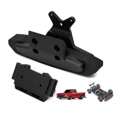 Imagem de RcThjia Assembled Front Foam Bumper Set Replacement Part for 1/10 Traxxas Drag Slash C10 Mustang RC Upgrade Parts Replace 9420 9419
