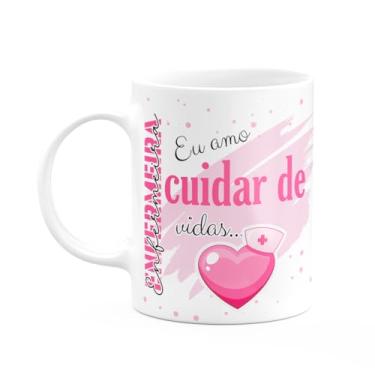 Imagem de JPS INFO, Caneca de Profissões - Sou Enfermeira - 325ml