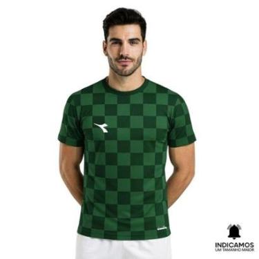 Imagem de Camiseta Diadora Small Logo Team Wear Masculina - Verde XGG-Masculino