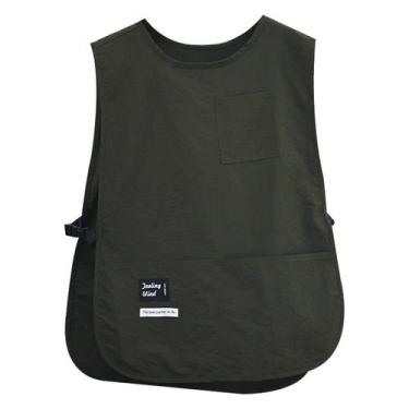 Imagem de Avental de colete impermeável estilo coreano para homens e mulheres - 