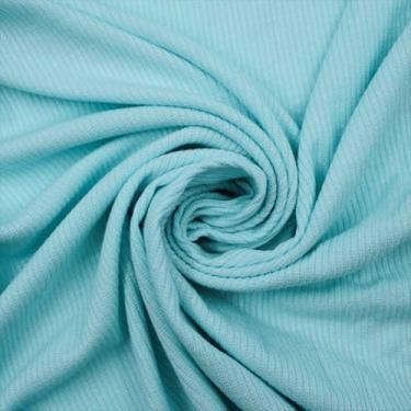 Imagem de Tecido de malha canelada rayon elastano de 147 cm de largura por jarda - elástico 2x1 macio 220 g/m2 para vestuário, roupa ativa, leggings, faixas de cabeça e costura DIY