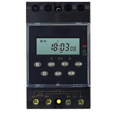 Imagem de Interruptor de temporizador Zyt16G 12V, capacidade de saída de 25A, tela LCD, perfeito para várias aplicações, caixa abdominal