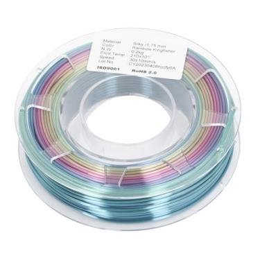 Imagem de Filamento Pla Multicolorido para Impressora 3d, 1.75mm, íris, Cor Gradiente, Filamento Pla Plus, 1.75mm, íris para Anycubic 200g
