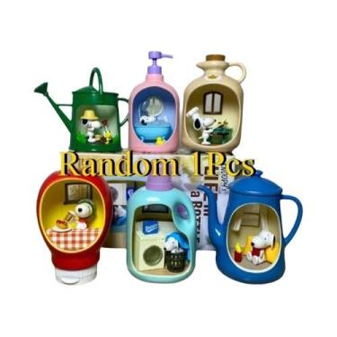 Imagem de Caixa Surpresa Snoopy Miniatura: Boneco De Anime Fofo, Modelo De Brinq