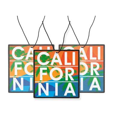 Imagem de Ambientador de carro California Pacote com 3 perfumados com óleos essenciais (pacote com 3)