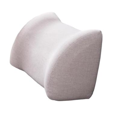 Imagem de Kokiya Almofada lombar, almofada para apoio lombar, para cadeira, de espuma confortável para suporte costas, para sofá, cadeira de computador, sofá, Bege