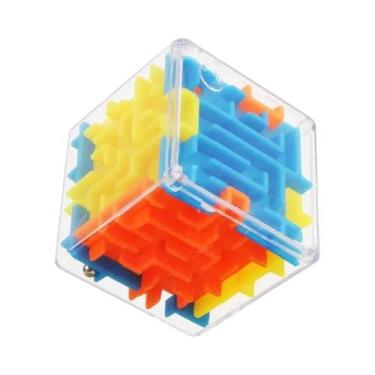 Imagem de Cubo Mágico 3D Transparente Quebra-Cabeça De Velocidade Brinquedo De B