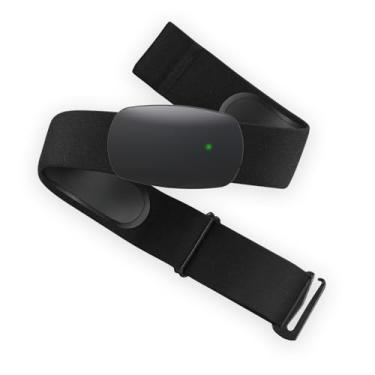 Imagem de Pulseira peitoral para monitor de frequência cardíaca HRM CHILEAF Precision HR Sensor ANT + Bluetooth, impermeável, confortável, lavável, longa vida útil da bateria compatível com Wahoo Fitness, Polar