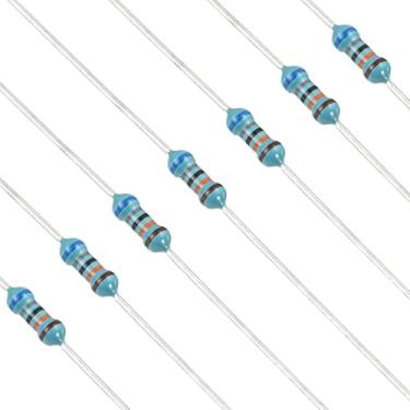 Imagem de YOKIVE Resistor de 100 peças de 680K Ohm, 1/4W (0,25W) Resistor fixo de filme metálico, resistores de tolerância +/-1%, certificado ROHS