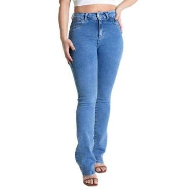 Imagem de Calça Jeans Sawary Levanta Bumbum - 281127 - Azul medio 46-Feminino