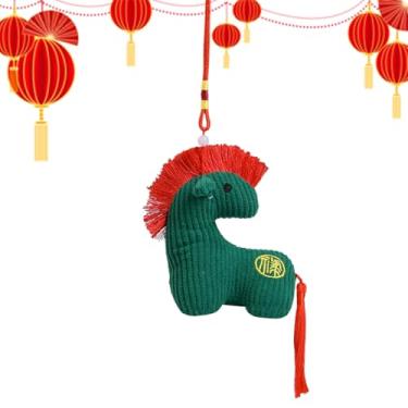 Imagem de Cavalo De Pelúcia | E Macio Mascote Do Ano Novo 2026 | Ano Novo Chinês Chaveiro De Pelúcia De Cavalo | Para Casa Escritório Loja Mesa Sala De Estar Sofá Festival Da Primavera Férias