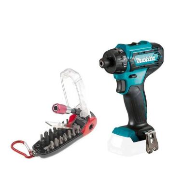 Imagem de Parafusadeira Df033Dz Makita Com 12V Sem Bateria + Jg 18 Bit