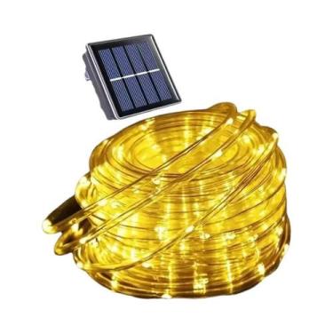 Imagem de Luzes De Cordão LED Solares À Prova d'Água Para Jardim Externo, Lâmpad