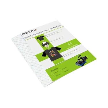 Imagem de Papel De Sublimação Para Transferência Térmica A4 10 Peças Para Camise