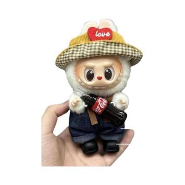 Imagem de Conjunto De Roupas Para Boneca Plush Labubu De 17CM Com Sapatos Acessó