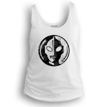 Imagem de Camiseta regata feminina Dasantigas malha 100% algodão estampa Ultrama