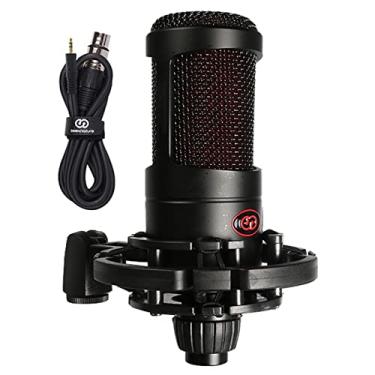 Imagem de Microfone condensador de gravação ao vivo, microfone, celular, placa de som, computador geral