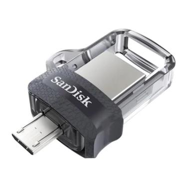 Imagem de Pen Drive Sandisk 256GB, Ultra Dual Drive M3.0, USB 3.0