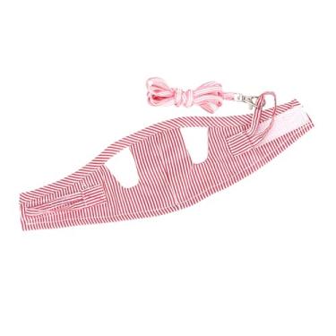 Imagem de Generic Colete Acolchoado para Animais de Estimação, Leve, Pequeno, Animal, Arnês para Cobaia, Pano de Algodão, Rosa, Roupas de Animais Pequenos para Caminhar (S)