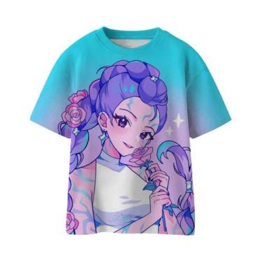 Imagem de Camiseta 3D KPop Devil Hunter Huntrix De Verão Para Meninas E Meninos,