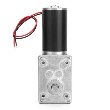 Imagem de Dioche Motor de Engrenagem Helicoidal de Alto Torque 12V Motor de Caixa de Engrenagens Elétrica Reversível de Redução de Velocidade Com Eixo de 8 Mm para Máquinas de Cortina (12V,10RPM)