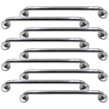 Imagem de Barra de Apoio para Parede em Aço Inox 24mm de Diâmetro Segurança e Acessibilidade (9, 50cm)