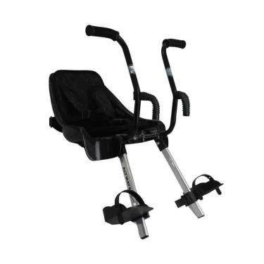 Imagem de Cadeirinha Baby Cicle AL-340 Infantil de Passeio para Bicicleta Preto Cinto 5 Pontas-Unissex