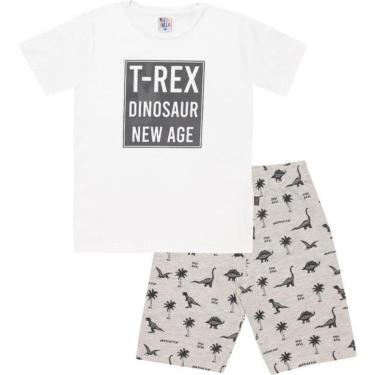 Imagem de Conjunto Infantil Manga Curta Menino Pulla Bulla Ref. 47881-Masculino