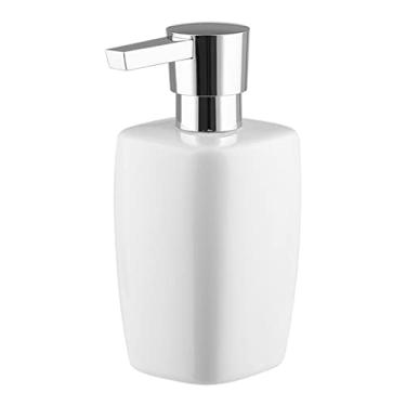Imagem de Dispensador de sabão líquido para cozinha, xampu, engarrafamento, banheiro, bancada, saboneteira, dispensador de loção de cerâmica, adequado para xampu, loção, água e sabão, dispensador de sabão