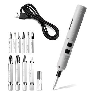 Imagem de Parafusadeira Sem Fio Com Kit De Bits Completo