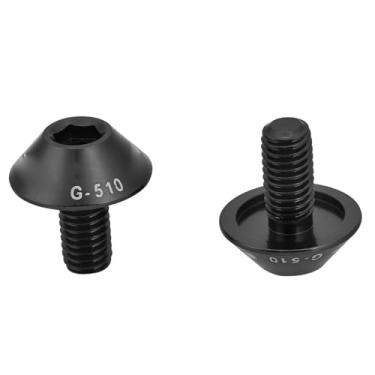 Imagem de Estink Suporte de Garrafa de Água para Bicicleta de Liga de Alumínio G510 Parafusos M5 12mm para Bicicletas de Montanha e Estrada 2 Peças (BLACK)