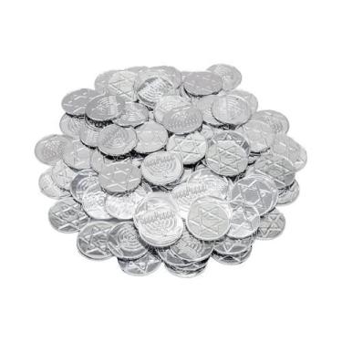 Imagem de Moedas De Ouro Pirata Retrô Coloridas 100un. Brinquedos De Tesouro Par